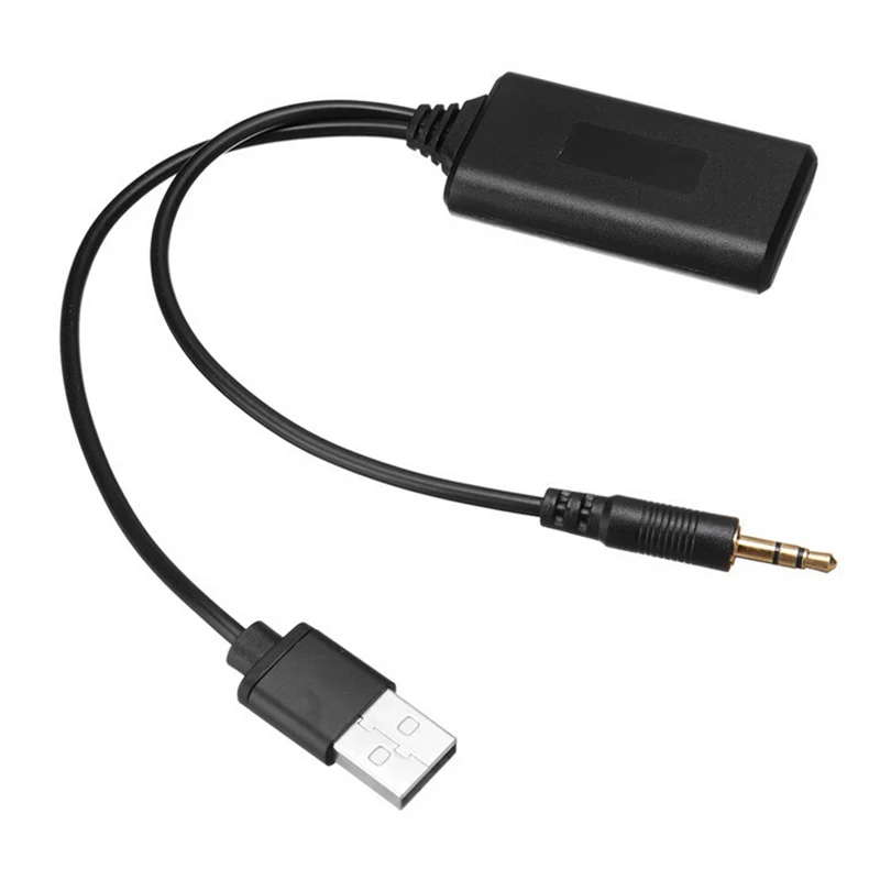 3.5MM AUX USB Interface Bluetooth Module Receiver Cable Adapter for BMW .