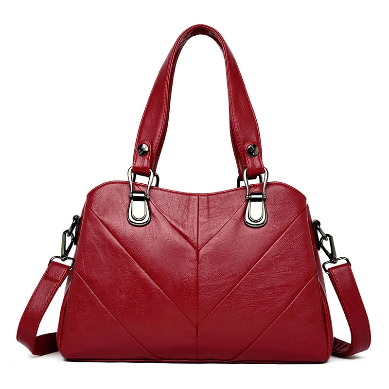 

2020 New Style Fashion Shoulder Bag Middle-aged Women's Mommy Bag Crossover Shoulder Bag/hand Bag Multifunctional Bag Genuine Pr