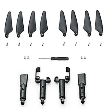 

Absorbing Heightened Landing Gear Skid Extension Support Kit Propeller Props Blade Set for Hubsan ZINO H117S