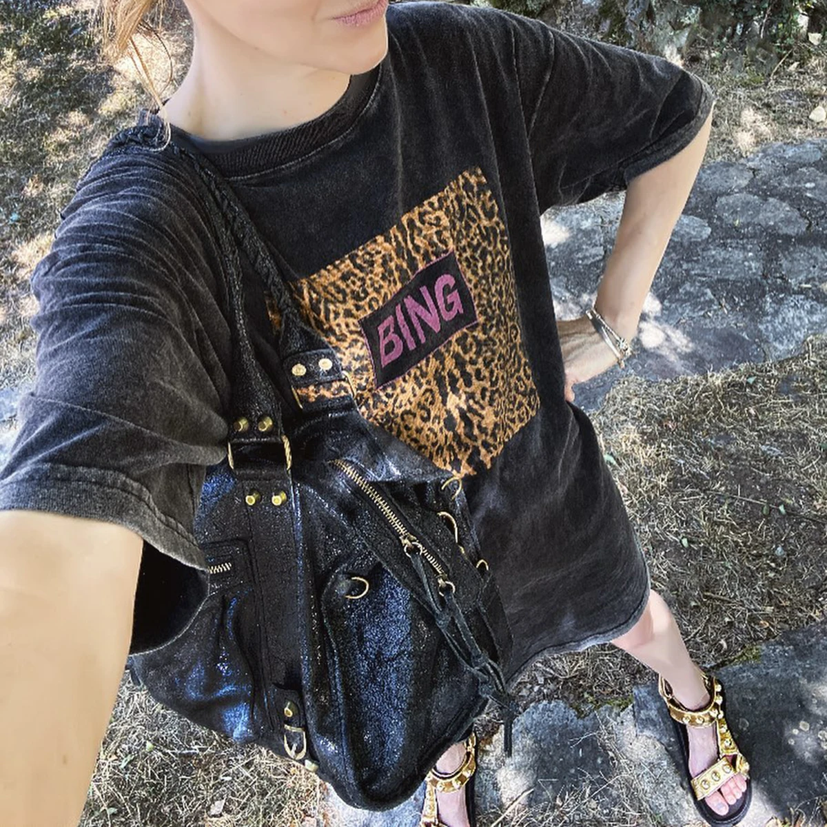 Jastie Retro Leopard Print Long T-Shirt Summer Women Short Sleeve O-Neck Pullover Tops 100% Cotton Tee Dress Oversize Tops Blusa