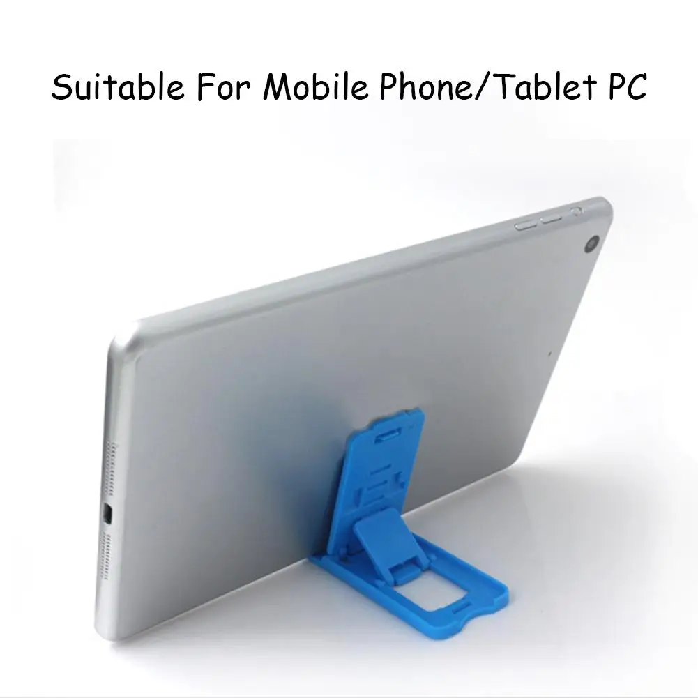 Портативная мини подставка для телефона пластиковый складной настольный