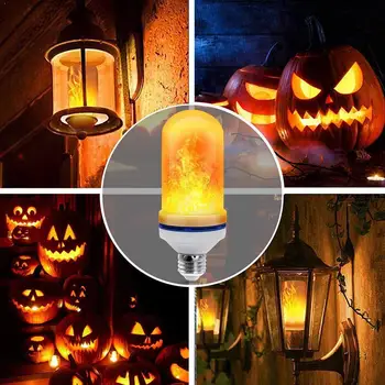 

Flame Lamp Led Lamp Atmosphere Lamp Gravity Induction Atmosphere Lamp Bulb Flame Gravity Lamp Flame Colorful Induction M6V2