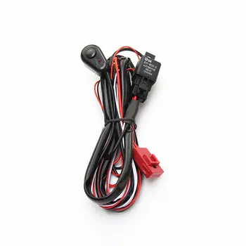 

2M Car LED Work Light Wiring Harness ON/OFF Switch LED Fog Lamp Switch Universal for Long Strip Light Off-road Spotlights