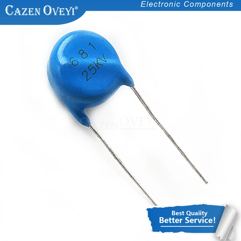 

Конденсатор высокого напряжения 25KV681 681 680PF 25KV в наличии