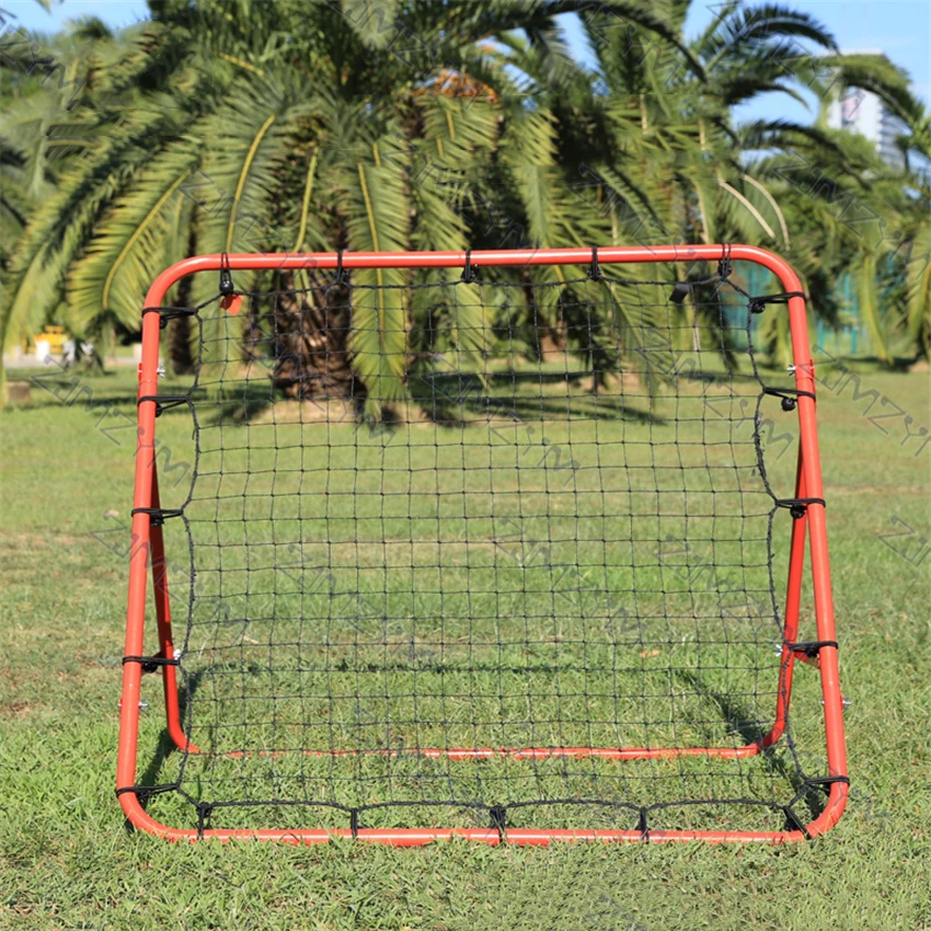 thumbnail image 1 of Puerta de red de rebote de fútbol, puerta de acero para práctica de rebote, malla de golf, béisbol, hockey, equipo de entrenamiento de asistencia para tiro, 1 of 5