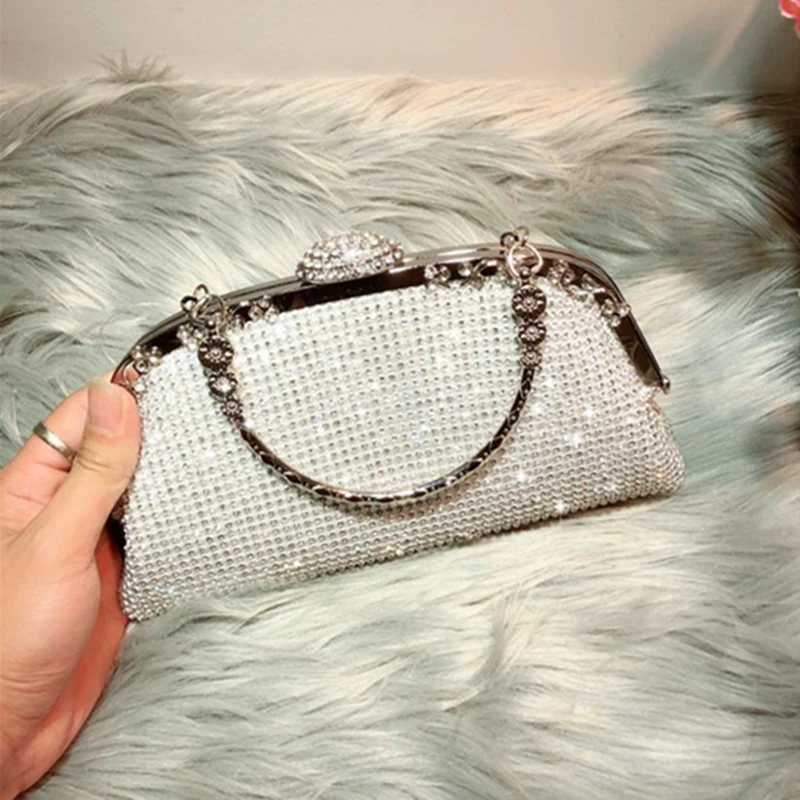 Bling Diamond Women Bags Handbag Clutches Women Party Wedding Hand Bag Evening Bags Chain Shoulder Bag Purses Wallet Clutch