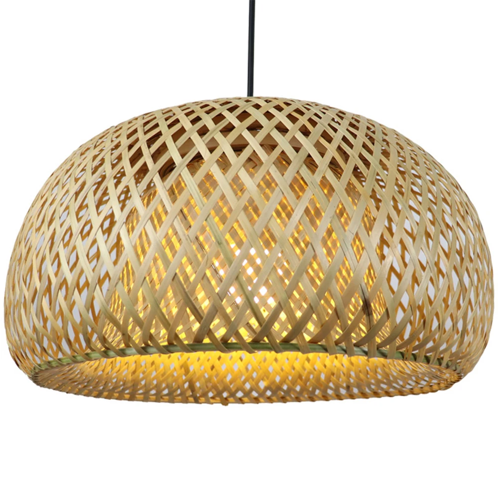 Китайский бамбуковый ткацкий антикварный подвесной светильник mooie nest E27 лампы для гостиной, ресторана, прохода, Прямая поставка