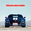 Multi-color Silicone Car License Plate Frame 2pcs American Standard Car License Plate Holder Screw Set Does Not Hurt The Paint ► Photo 3/6