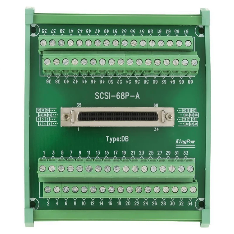 SCSI68 68-Pin дБ Тип гнездовой разъем коммутационная плата клеммный модуль