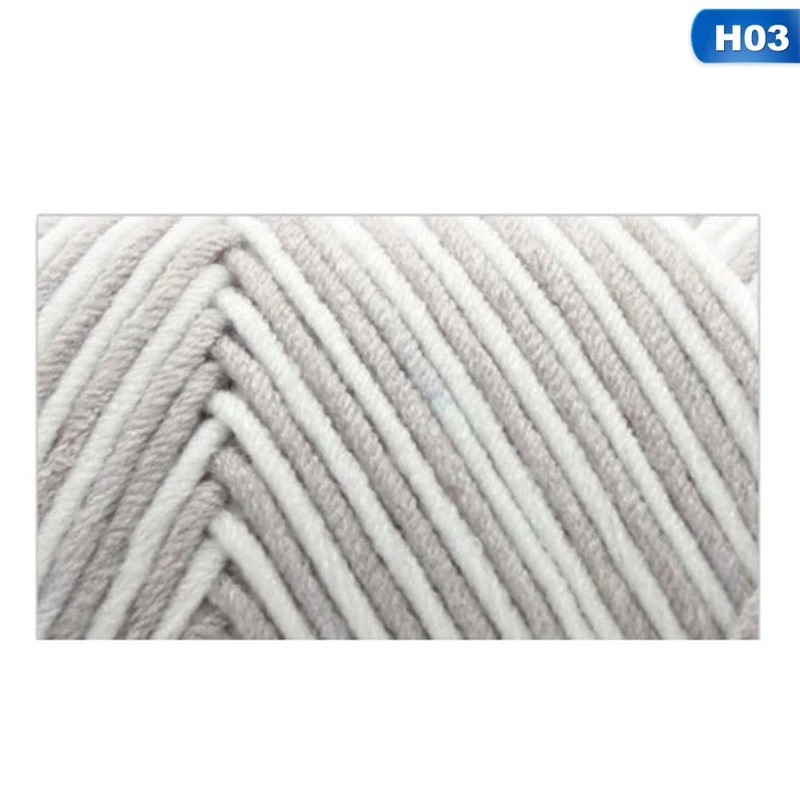 100g Colorful Milk Cotton Thread Bar Needlework Hand DIY Scarf Line Warm Household For Hand Knitting DIY Sweater Blanket Scarf