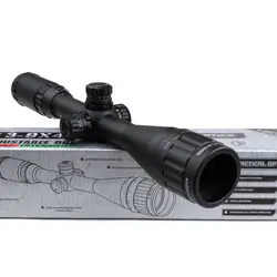 Тактическая охотничья оптика 3-9X40 AO Riflescope оптический прицел полный размер Mil Dot красный зеленый синий llluminate охотничий прицел