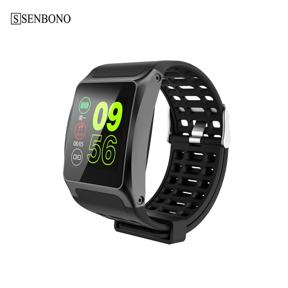 

SENBONO Smart Watch men women Waterproof Clock Heart Rate Blood Pressure Monitor Fitness Tracker Sport Smart Watch PK CF58 S08
