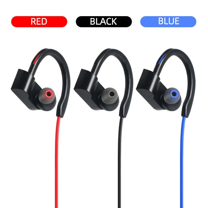 COOL DIER 5 0 Bluetooth Earphone Sports Ear Hook Noise reduction Stereo Wireless earphones With Mic For Iphone Huawei phone