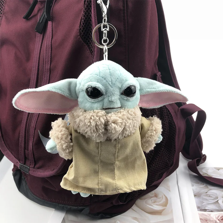 New 11-34cm baby yoda plush Spot Toy Master Yoda Plush Pendants Soft Stuffed Animals Dolls Keychains birthday gift for kid child