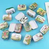 12Pieces/Lot Portable Mini Metal Tin Box Multiple Pattern Printing Mac Makeup Jewelry Pill Storage Box With Lid Gift Packing Box ► Photo 3/5