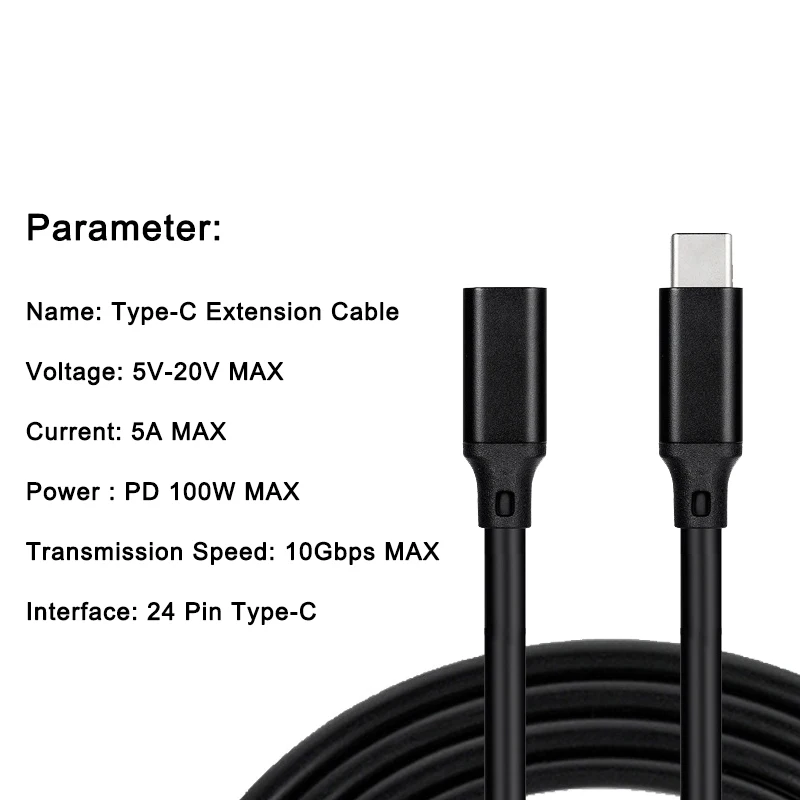 ORICO 20Gbps USB C Extension Cable Type C Extender Cord PD 100W for Xiaomi  Switch Drives USB 3.2 to Extend Laptop Type-C Port - AliExpress
