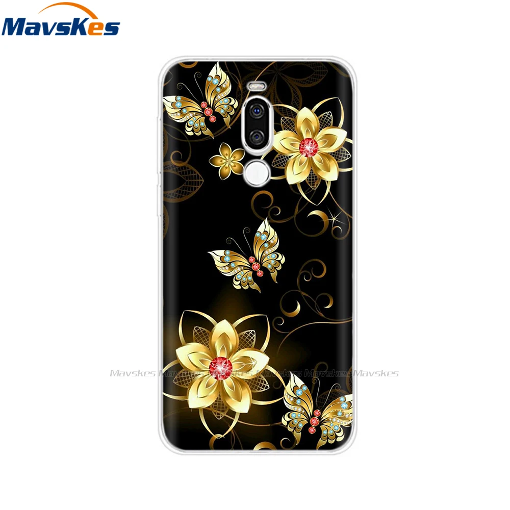 Cases For Meizu Back Cover For Meizu X8 X 8 Flowers Cat Patterned Phone Shell Cover Soft TPU Silicone Protective Cases Fundas Coque For Meizu X8 cases for meizu black Cases For Meizu