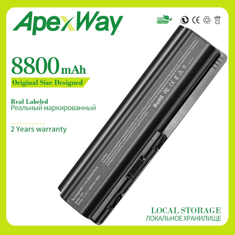 

Apexway EV06 Battery for HP Pavilion DV4 DV5 DV6 for Compaq Presario CQ50 CQ71 CQ70 CQ61 CQ60 CQ45 CQ41 CQ40 HSTNN-LB73