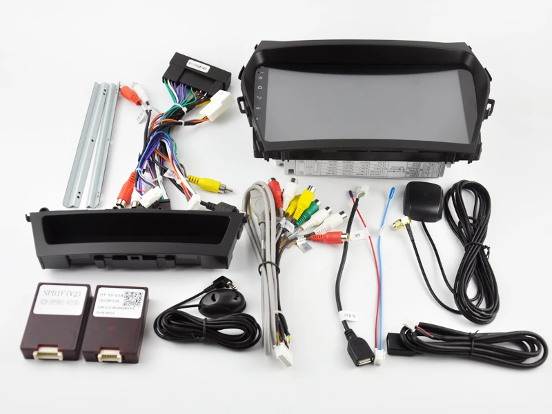 AVGOTOP Android 9 Bluetooth GPS Автомобильный радиоприёмник dvd-плеер для HYUNDAI IX45 2013