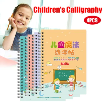 

Magic Writing Children's Kindergarten Grooves Before School Handwriting Reusable Alphabet Number Drawing Mathematics Dro