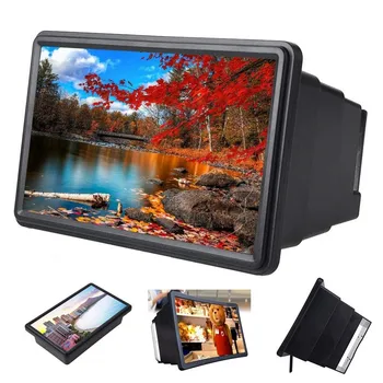 

Phone Screen Magnifier Mount Holder 3D Movie Video Phone 12 inch Screen Magnifier Amplifier HD Expander Stand Holder g91209