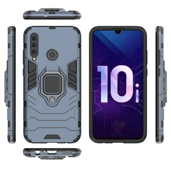 

100pcs Matte Armor Shockproof PC+TPU Case For Huawei Honor 20 10 Pro Lite 9X 8X 8S Note V20 20i 10i Play With Holder Ring Cover
