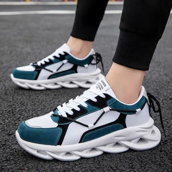 

2020 Fashion Autumn Men Running Shoes Lac-up Lightweight Comfortable Outdoor Jogging Athletic Walking Sneakers Zapatos De Hombre