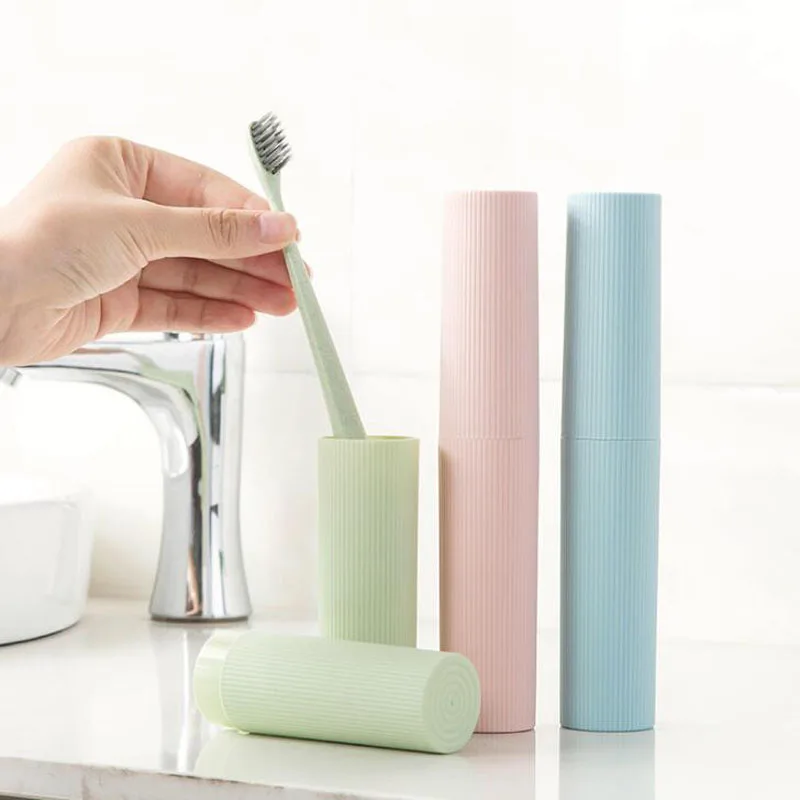 

Portable Toothbrush Cup Wash Toothpaste Holder Business Outdoor Travel Plastic Washing Storage Box