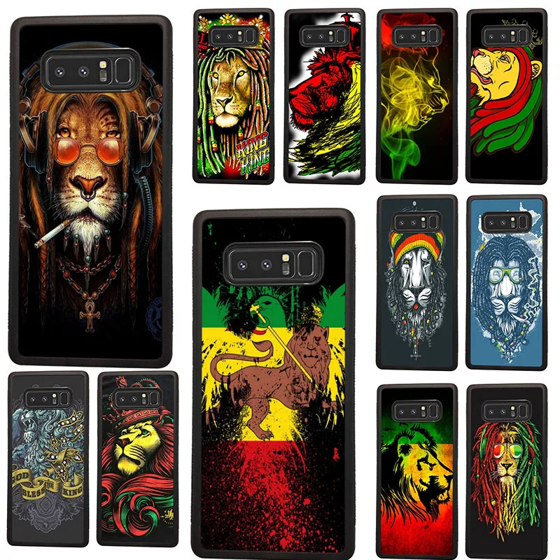 Чехлы для телефонов Rasta King Lion Samsung Galaxy Note 8 9 10 20 S6 S7 S8 S10 S10E S20 Plus Pro Edge жесткие чехлы из
