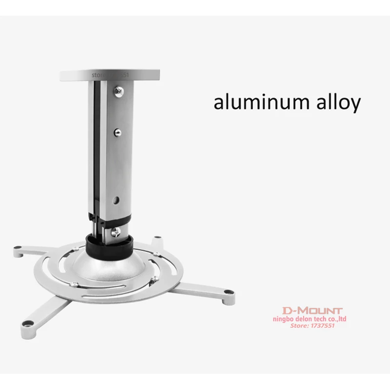 D-mount DL-PM30 10 кг Универсальный Поворотный Алюминиевый Потолочный кронштейн для проектора