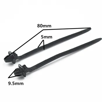 

10PCS Car Cable Fastening Ties Cable Strap Mount Wire Tie Retainer Clip For Suzuki SX4 SWIFT Alto Grand Vitara Jimny S-Cross