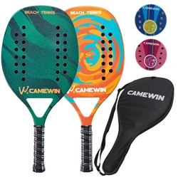 Professional Women And Men Full Carbon Beach Tennis Paddle Racket EVA Face Tennis Raqueta With Bag Adult