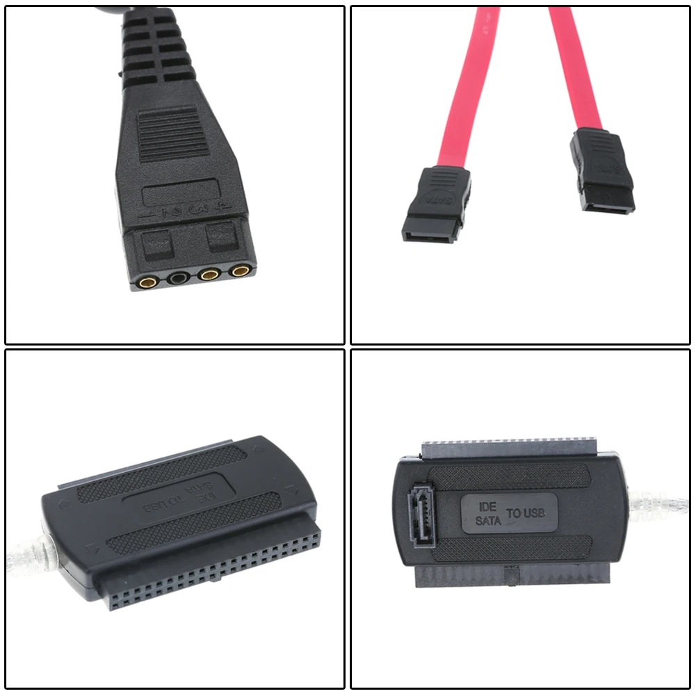 SATA/PATA/IDE/SATA диск USB 2 0 конвертер Кабель SATA кабель для передачи данных 5/3 5 в ATA I/II/III