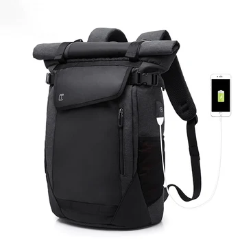 

New Men Backpack 2020 USB Charging 15.6 Laptop Backpack For Teenagers Fashion School Bags Waterproof Male Travel Backpack