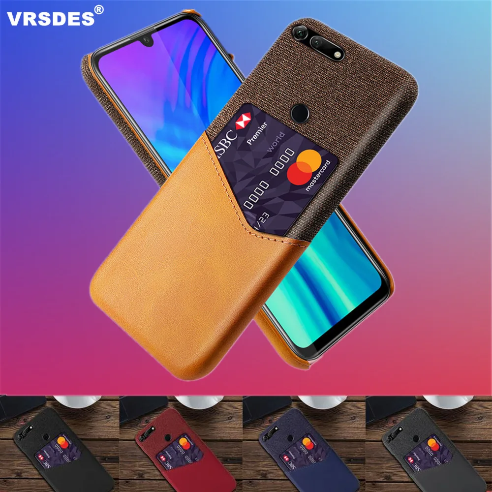Деловой чехол для Huawei Honor V20 20i 20 Pro 10i 10 9 Lite V8 V9 Play из искусственной кожи с карманом