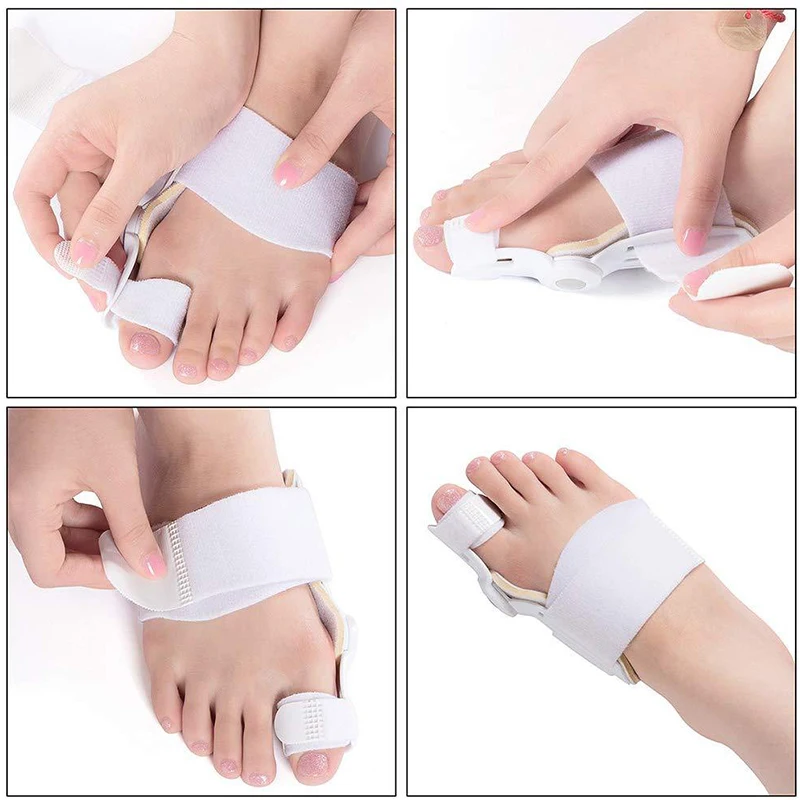 1pcs Hallux Valgus Corrector Orthopedic Protector Bone Thumb Adjuster Correction Pedicure Socks Bunion Adjuster Foot Pain Relief