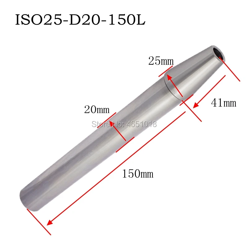 ISO20 D20 TA20 150L CNC центр обработки шпинделя тест-стержень ISO25 D20 TA20 150L шпиндель тест-стержень для точного обнаружения