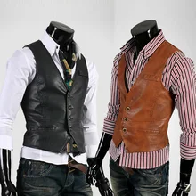 Autumn And Winter New Style Men'S Wear Korean-style England Slim Fit Hide Substance Waistcoat Versitile Fashion MEN'S Waistcoat
