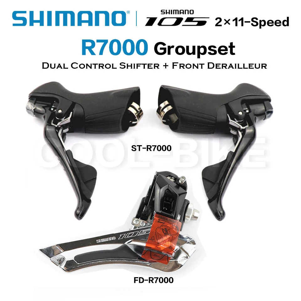 Voorkeursbehandeling Slager drempel Shimano 105 R7000 2x11 Speed Groepset Front Derailleur Dual Control Lever  Road Bike St + Fd Front Rderailleur Shifter 22s - Bicycle Derailleur -  AliExpress