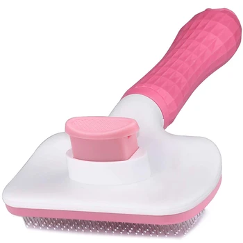 

Self Cleaning Slicker Brush for Dogs and Cats,Pet Grooming Tool,Removes Undercoat,Shedding Mats and Tangled Hair,Dander,Dirt, Ma