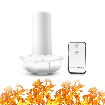 

USB+Battery Power Supply LED Remote Flame Night Light Christmas Home Decor Creative Gift Night Lights Christmas