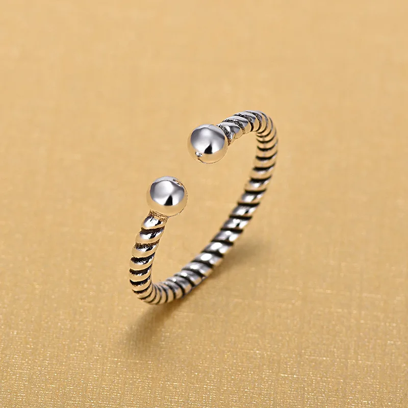 Новое поступление 925 пробы серебряные полые кольца с листьями для женщин кольцо Модные ювелирные изделия из стерлингового серебра