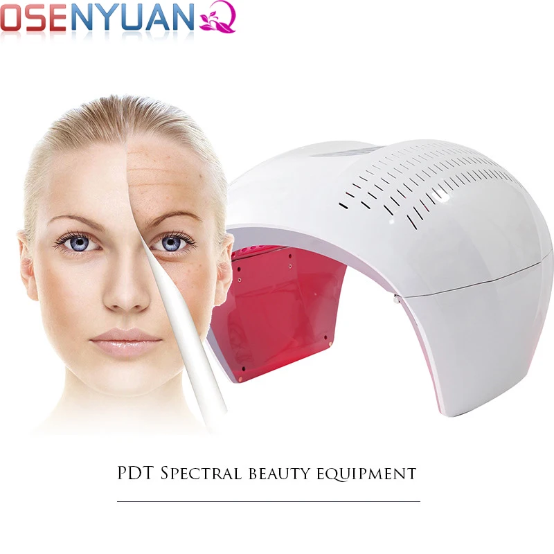 

7 Colors LED Light Beauty Photodynamic Mask Acne Treatment Skincare Machine Rejuvenation PDT Anti Aging Facial Tightening Skin