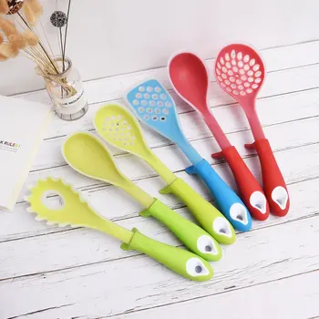 

6pcs/Set Cooking Tools Heat-Resistant Silicone Spatulas Spoon Scoop Non-Stick Baking Gadgets Kitchen Cookware