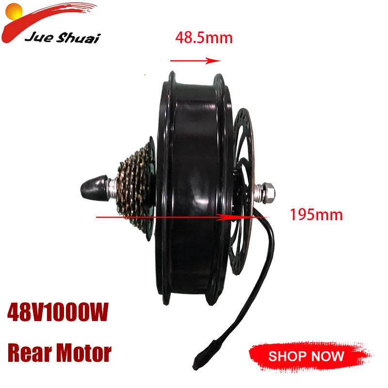 

48V1000W Brushless Gear Hub Motor Electric Bike Conversion Kit E Bike Kit Rear Wheel Motor Engineer Drive Bicicleta Eletrica