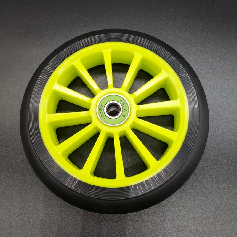Бесплатная доставка скутер колесо искусственная кожа подшипник abec 9|scooter wheel|pu