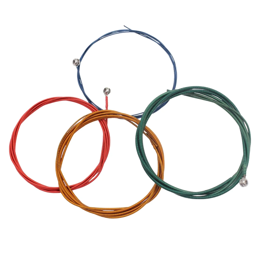 1 Set Colorful Strings Electric Bass Musical Instrument Accessory | Спорт и развлечения