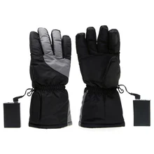 Регулируемая утолщенная теплая батарея с питанием от снега пять пальцев Защита для катания на коньках электрическое отопление альпинистские перчатки для катания на лыжах на открытом воздухе