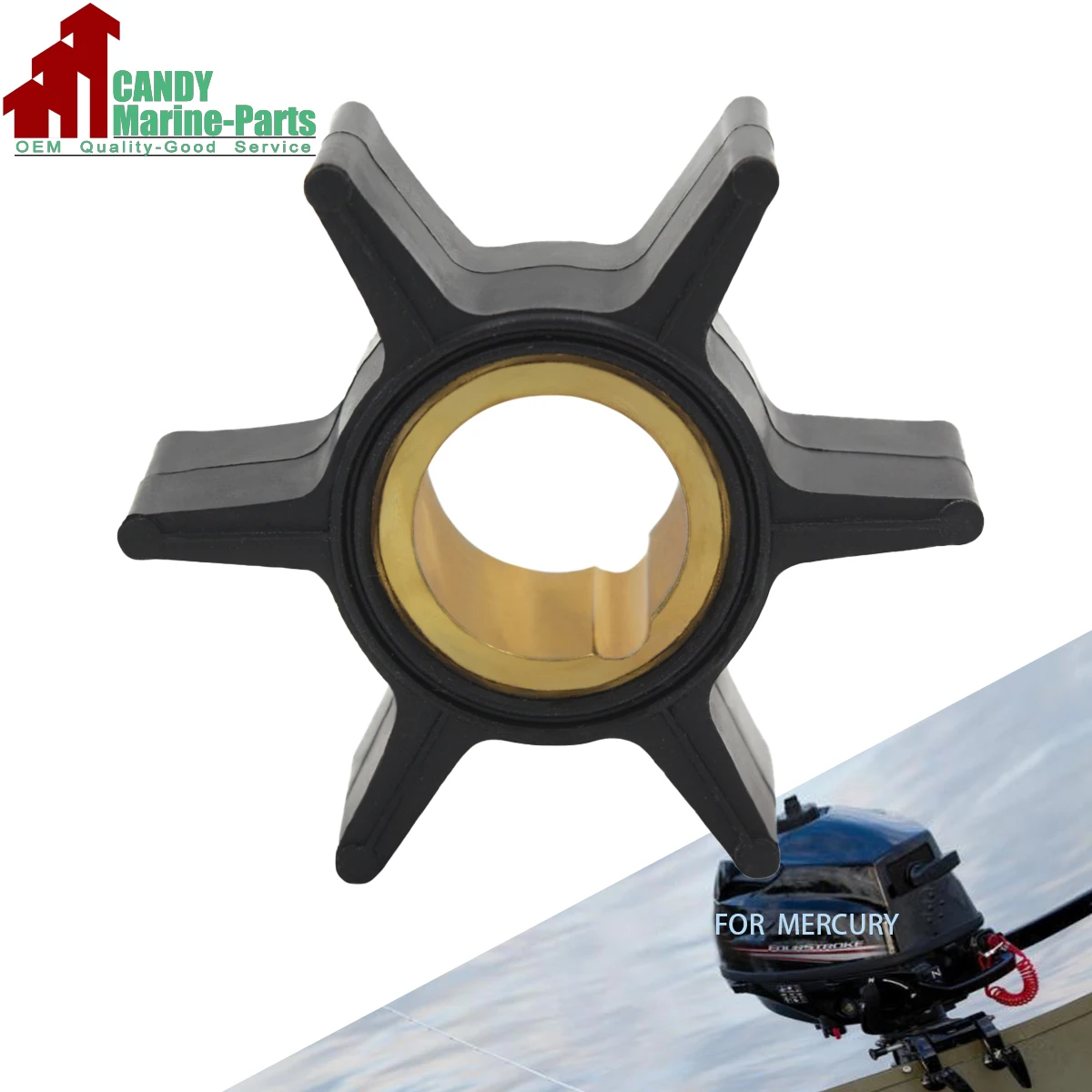 For Mercury Mariner boat motor outboard Impeller 20 25 28 30 35 HP 2 stroke water pump 388702 47-89982 /47-65958 | Автомобили и