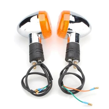 

2pcs Motorcycle Turn Signal Indicator Motorbike Amber Lens Light Bulb For Honda Rebel CA250 CMX250 1996-2011 CMX250C 2003-2011